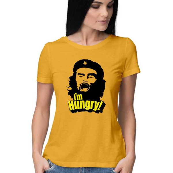 Hungry comrade buy funny anti communist t shirt in india yellow