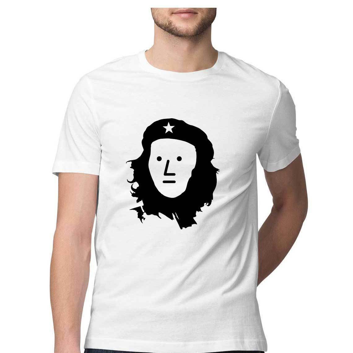  NPC meme Che Guevara NPChe Non Player for men, women T-Shirt :  Clothing, Shoes & Jewelry