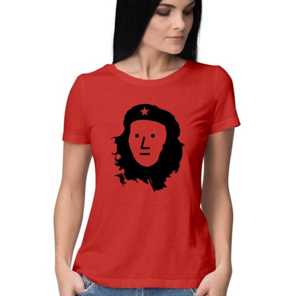 Red NPC Che Guevara comrade buy funny anti communist t shirt in india