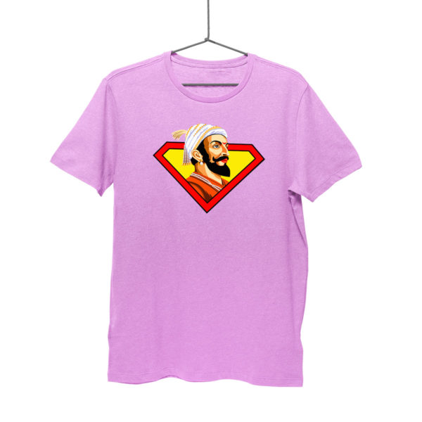 Shivaji Maharaj Super man light pink T shirt india best price free delivery cod capistan club for men Myntra Souled store bewkoof amazon