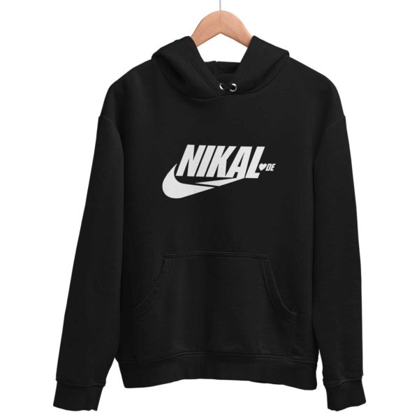 Nikal Lavde laude funny hoodie sweat shirt black green Rupees 449 buy now capistan club india free shipping
