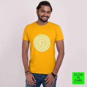 Om Mandala - Glow in Dark T shirt for Men