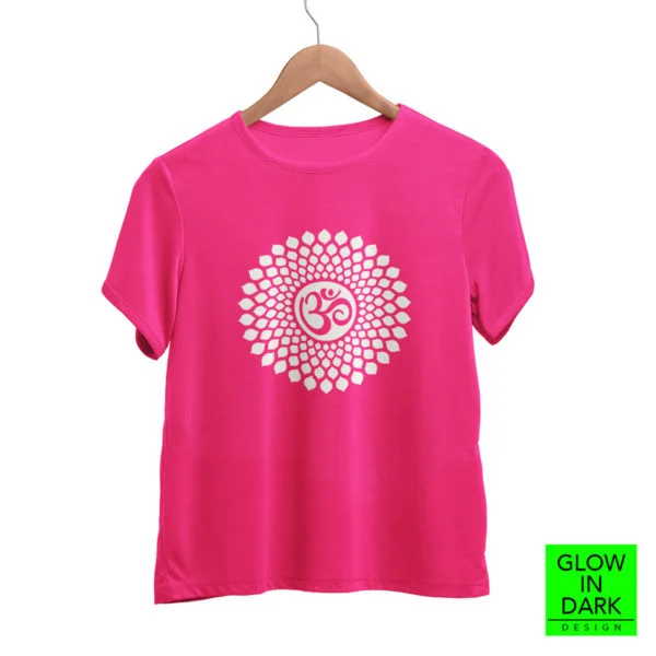 Aum OM Glow in dark radium T shirt bewakoof flipkart souled store best price free delivery cod capistan club pink t shirt for women