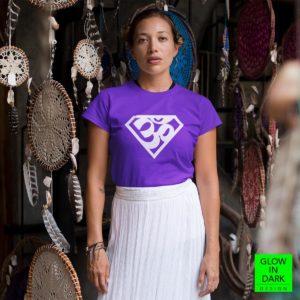Super Om - Glow in Dark T shirt for Women