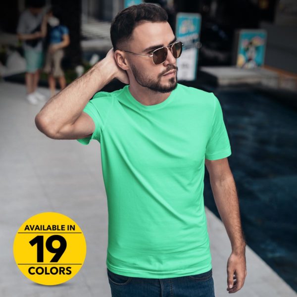 Plain T shirt for men flag green best price cash on delivery free shipping jokey capistan club bewkoof souled store jabong amazon myntra model