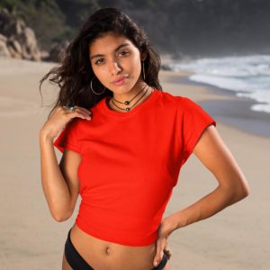 Plain crop tops for women red best price cash on delivery free shipping jokey capistan club bewkoof souled store jabong amazon myntra model